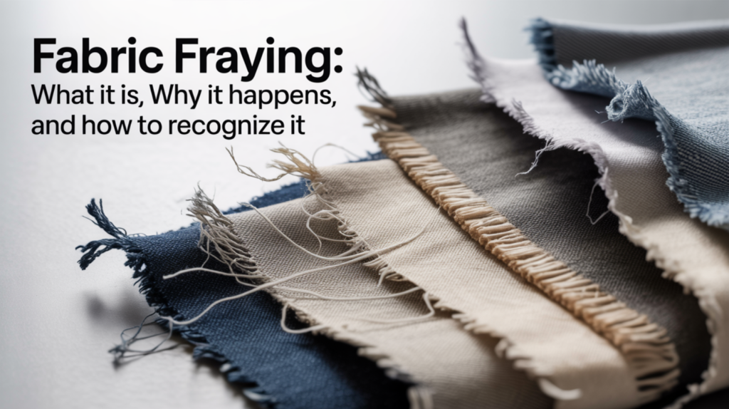 Fabric Fraying: What It Is, Why It Happens, and How to Recognize It