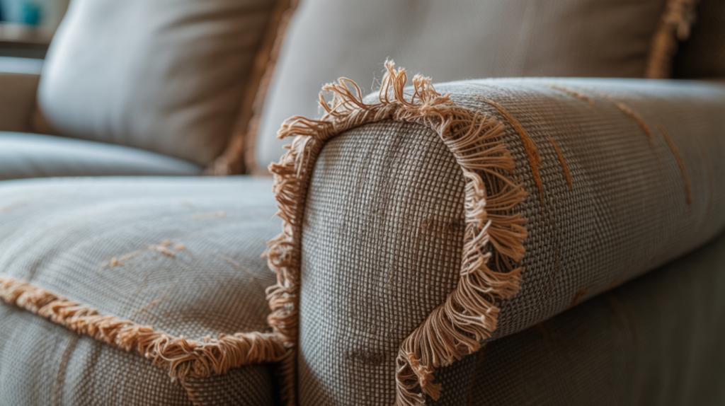 Couch & Upholstery Fabric Fraying