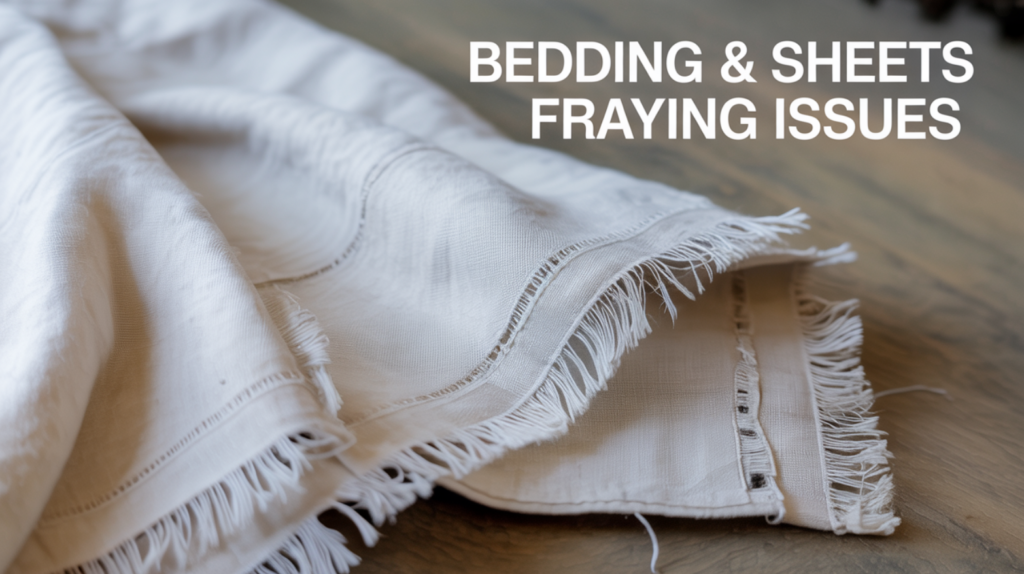 Bedding & Sheets Fraying Issues