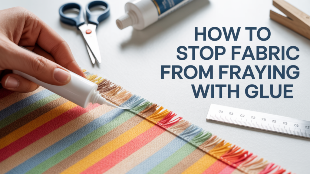 How to Stop Fabric from Fraying with Glue