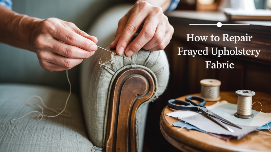 How to Repair Frayed Upholstery Fabric