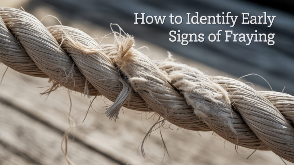 How to Identify Early Signs of Fraying