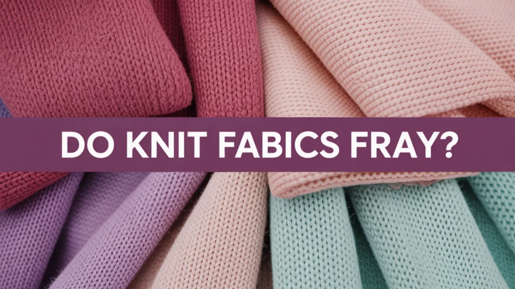 Do Knit Fabrics Fray?